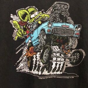 Ed “Big Daddy” Roth Rat Fink Motor T-Shirt Men’s Size XL Black